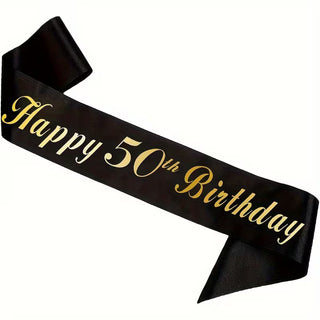 Happy Birthday Ordensband Med Årtal