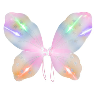 LED-vingar, fjärilsfe (47 x 41 cm)
