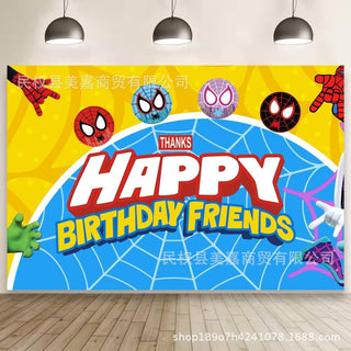 Spiderman HB Friends Bakgrund 150x100cm