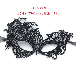 Svart Ögonmask Spets Lyx