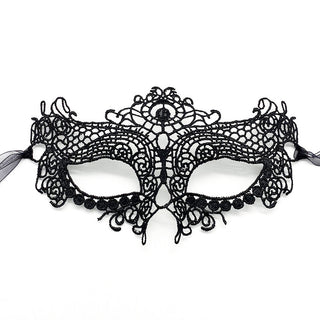 Svart Ögonmask Spets Lyx