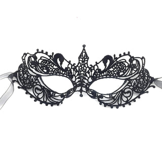 Svart Ögonmask Spets Lyx