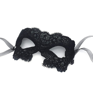 Svart Ögonmask Spets Lyx