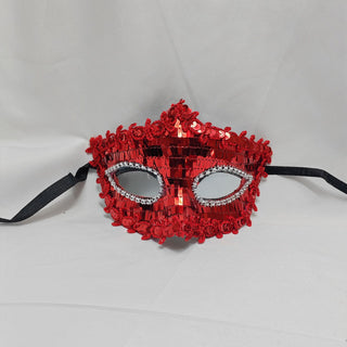 Venetiansk Mask med Paljetter