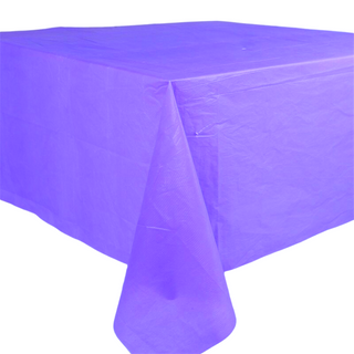 Plastic tablecloth purple 274x137cm
