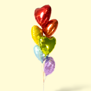 Heliumballonger hjärta pride