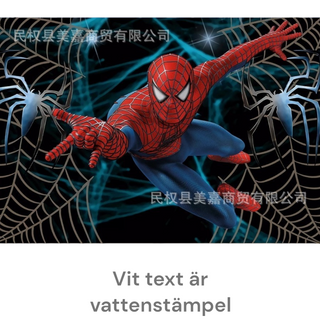 Spiderman bakgrund drop 100x150cm