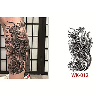 XL Tillfällig/temporär och vattenfast tatuering håller sig upp till 2veckor 16x23cm
