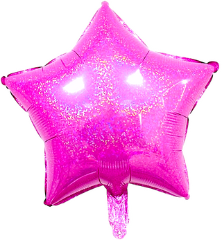 Foil balloon glitter Star 46cm