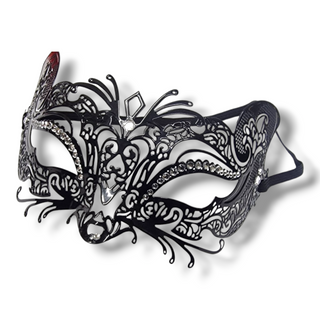 Metall mask med strass