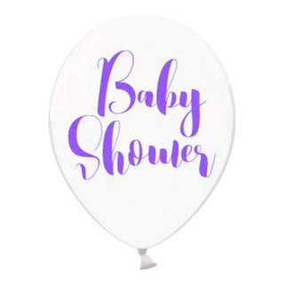 babyshower latexballong med helium 30cm