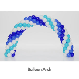 Balloon arch with cluster luxury 11"
