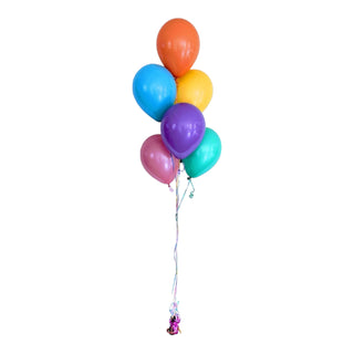 latex balloon bouquet 6 pcs rainbow