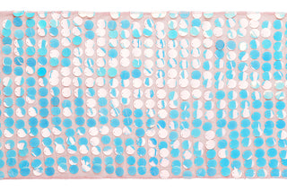 Skimrande Paljettbordslöpare – Iridescent (30 cm x 2,13 m)