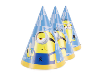 Partyhattar Minions, 16 cm, mix