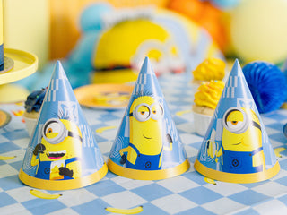 Partyhattar Minions, 16 cm, mix