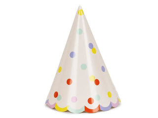 Partyhattar Confetti Prickar 16cm 6-pack