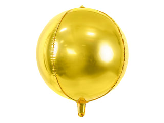 Orbz Gold 40cm helium balloon