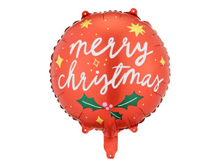 Merry Christmas Heliumballong 45cm