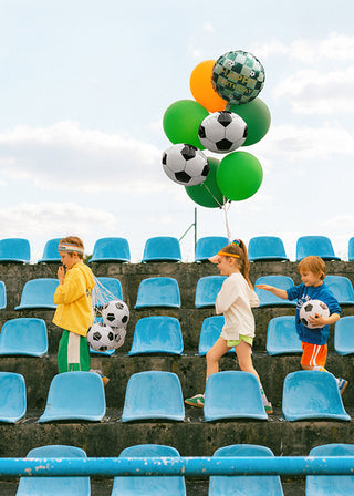 Folieballong Happy Birthday med Bollar – 35 cm