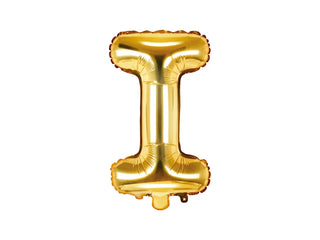 Bokstäver Folieballong Guld 35cm