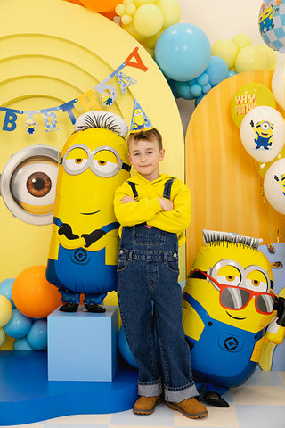 Folieballong Minion Tim, 40x100 cm, mix