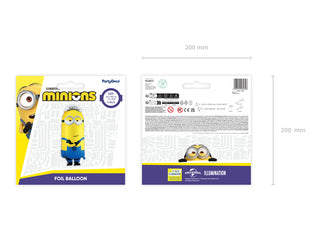 Folieballong Minion Tim, 40x100 cm, mix