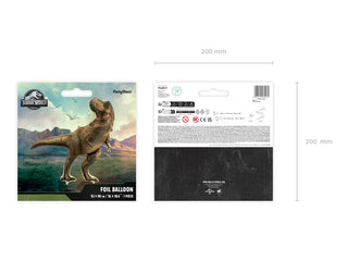 Jurassic World T-rex Heliumballong 92x98 cm