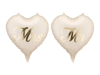 Mr & Mrs Heliumballonger 45cm