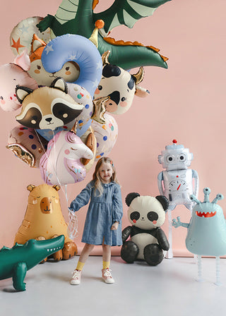 Gående Folieballong Alien – Walking Balloon (60 cm)