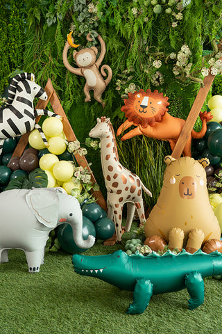 Stående folieballong Elefant, 91x61 cm, mix