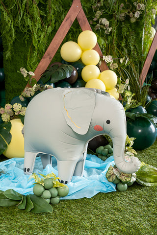 Stående folieballong Elefant, 91x61 cm, mix