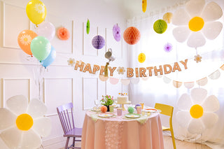 Banderoll Happy Birthday, mix, 200x14,5 cm