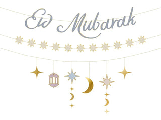 Eid Mubarak Girlang Set