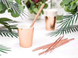Paper cup Gold Mettalic 220ml 6-pack