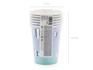 Pappersmuggar Enhörningsfisk, mix, 220 ml