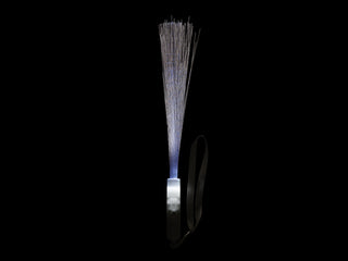 Fiberoptisk LED-stav 26 cm – Vit med 3 ljuslägen