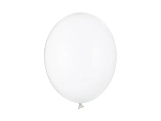 Latex balloons Transparent 30cm, 100-pack
