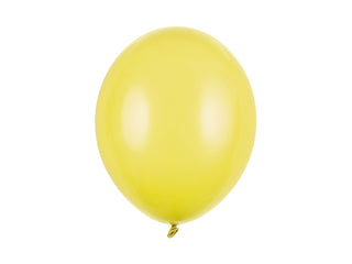 Latexballonger 30 cm, pastell honungsgul, 100-pack