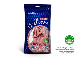 Latexballonger 30 cm, pastell babyrosa, 50-pack