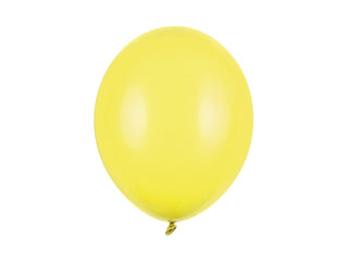 Latexballonger 30 cm, pastell citrongul, 100-pack