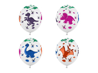 Dinosarie Latex balloons 6-pack
