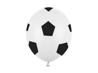 Latex balloons Football 30cm, 6-pack