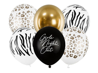 Latex balloons Girls Night Out 30cm, 6-pack