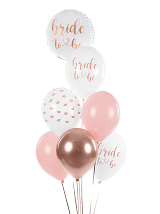 Latexballonger Bride to Be Rose Mix 30cm, 6-pack