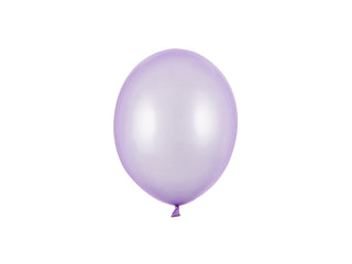 Latexballonger 12 cm, metallic blåregn, 100-pack