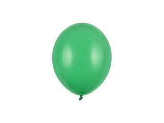 Latexballonger 12 cm, pastell smaragdgrön, 100-pack