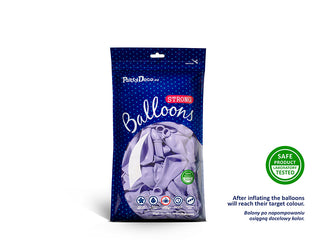 Latexballonger 12 cm, pastell ljus syren, 100-pack
