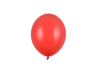 Latexballonger 12 cm, pastell vallmoröd, 100-pack