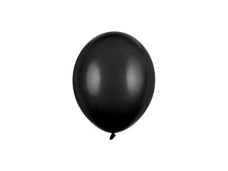 Latexballonger 12 cm, pastell svart, 100-pack